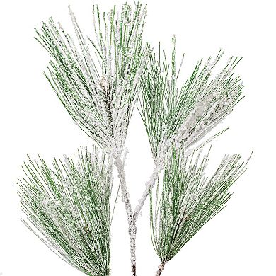 Vickerman Artificial Snow Pine Needle Spray - Set of 3