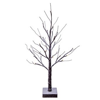 Vickerman 2-ft. Artificial Twig Tree with Warm White LED Lights Floor Decor