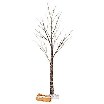 Vickerman 4-ft. Artificial Twig Tree with Warm White LED Lights Floor Decor