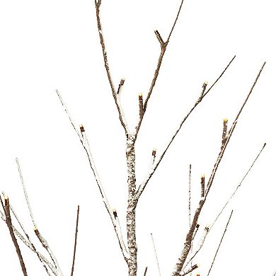 Vickerman 4-ft. Artificial Twig Tree with Warm White LED Lights Floor Decor