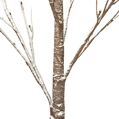 Vickerman 4-ft. Artificial Twig Tree with Warm White LED Lights Floor Decor