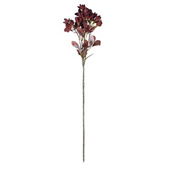 Vickerman Set of 3 Artificial Burgundy Primrose Flower Sprays