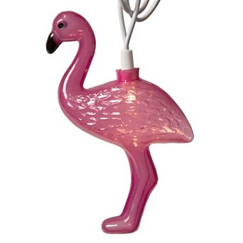 Vickerman Set of 10 LED Flamingo Lights Outdoor Decor