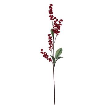 Vickerman Set of 2 Artificial Red Berry Sprays