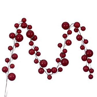 Vickerman 10-ft. Artificial Pearl Ball Wire Garland