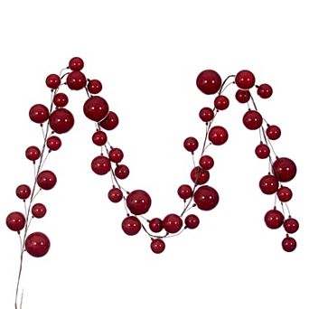 Vickerman 10-ft. Artificial Pearl Ball Wire Garland