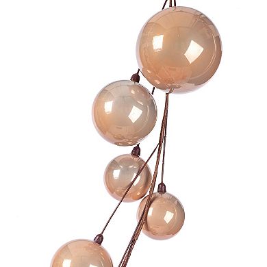 Vickerman 10-ft. Artificial Pearl Branch Ball Wire Garland
