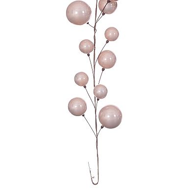 Vickerman 10-ft. Artificial Pearl Branch Ball Wire Garland