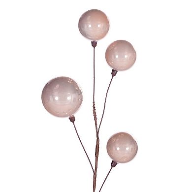 Vickerman 10-ft. Artificial Pearl Branch Ball Wire Garland