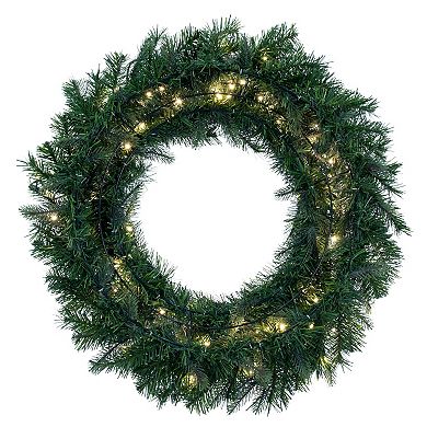 Vickerman Pre-Lit Douglas Fir Artificial Wreath