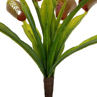 Vickerman Set of 3 Green Artificial Venus Flytrap Plant