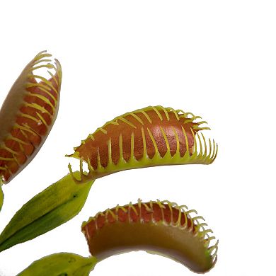 Vickerman Set of 3 Green Artificial Venus Flytrap Plant