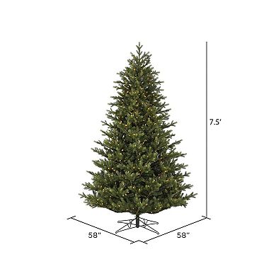 Vickerman 7.5-ft. Artificial Fraser Fir Christmas Tree with Warm White Lights