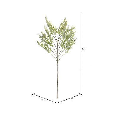 Vickerman Set of 2 Artificial Tropical Fern Sprays