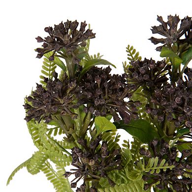Vickerman Set of 2 Artificial Blackberry Purple Berry Bundle