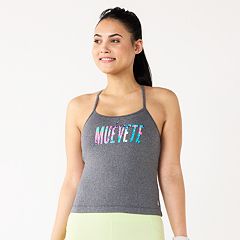 Tek Gear Color Block Floral Blue Active Tank Size 3X (Plus) - 38% off