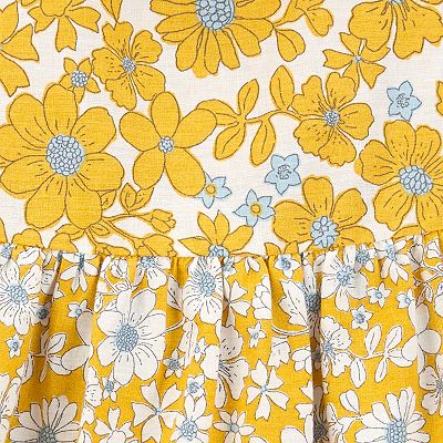 chinese dress ladies Girl's Daisy Daydream Dress in Blue Size 7 main image 0