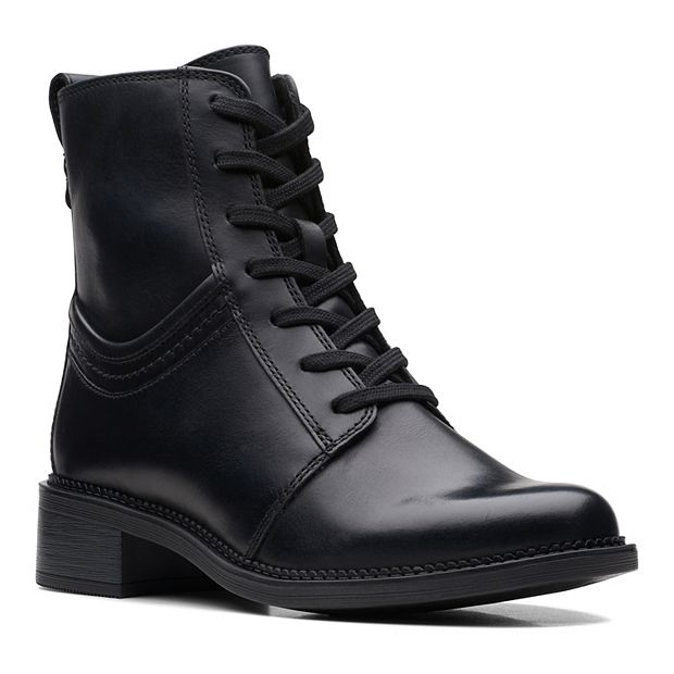 Clarks lace shop up boot