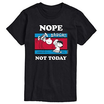 Men's Peanuts Nope Not Today Tee
