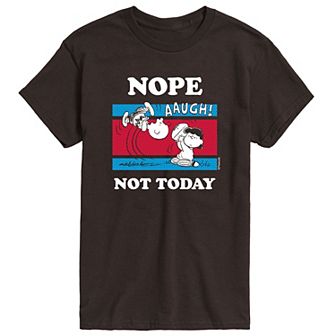 Men's Peanuts Nope Not Today Tee