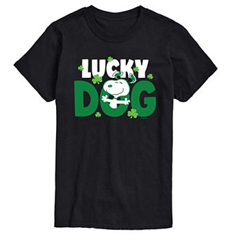 Men's Peanuts Lucky Dog Tee