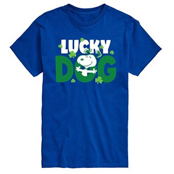 Men's Peanuts Lucky Dog Tee