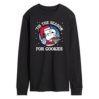 Men's Peanuts Season For Cookies Long Sleeve Tee