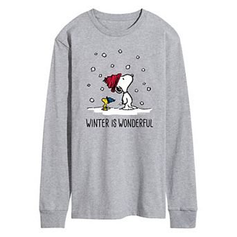 Men's Peanuts Winter Is Wonderful Long Sleeve