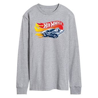 Men's Hot Wheels Flames Long Sleeve Tee