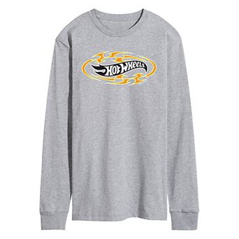 Men's Hot Wheels Flame Logo Long Sleeve