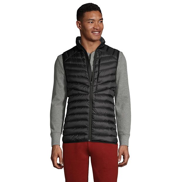 Thin down shop vest mens