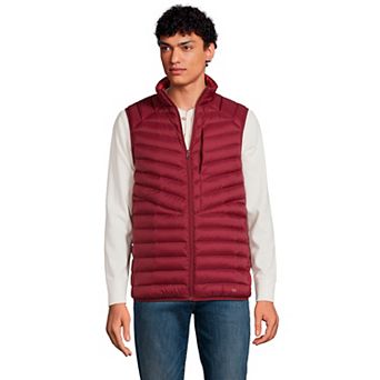 Men's Lands' End Wanderweight Ultralight Down Vest