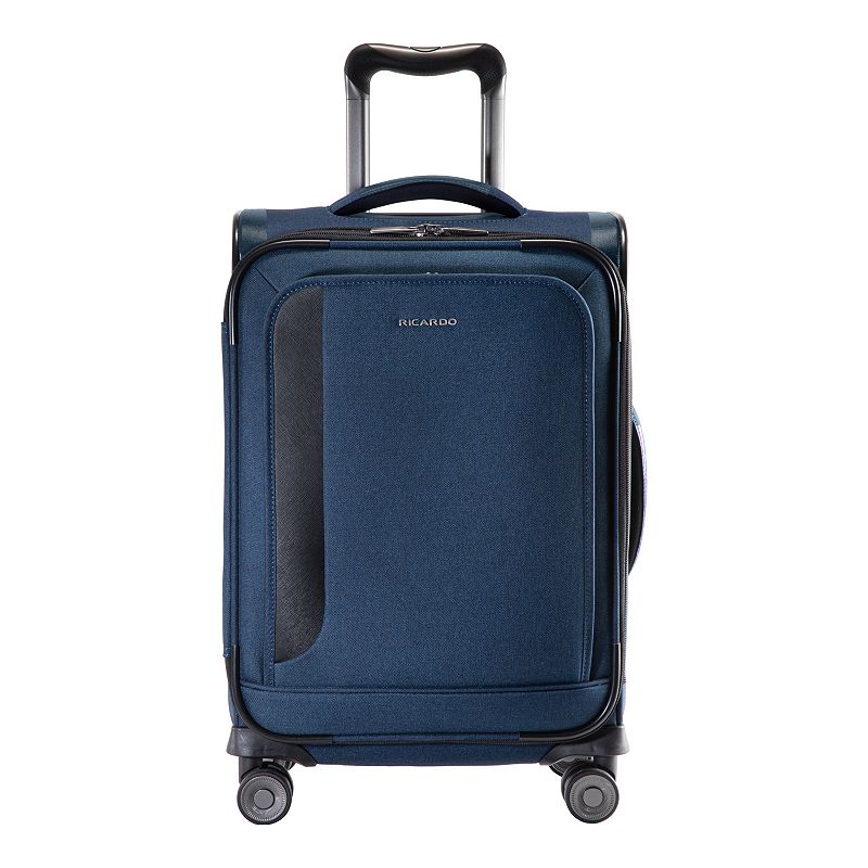Ricardo Beverly Hills Malibu Bay 3.0 Softside Spinner Luggage, Blue, 25 INC