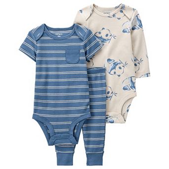 Baby Boy Carter's Panda Bear Bodysuits & Pants Set