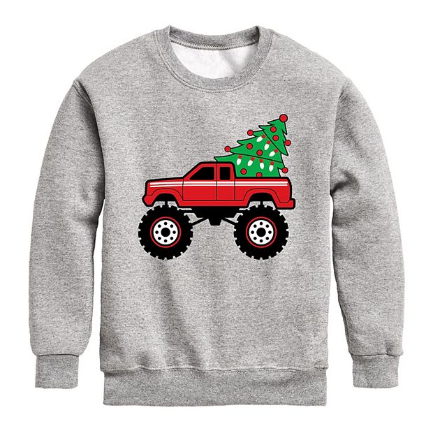 Christmas discount truck sweatshirt