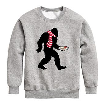 Boys 8-20 Christmas Cookie Sasquatch Sweatshirt