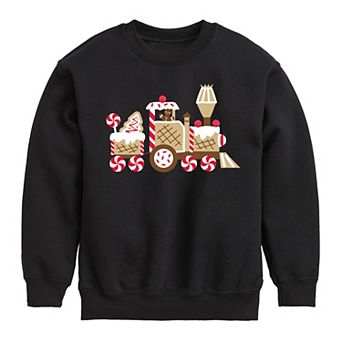 Boys 8-20 Gingerbread Train Sweatshirt