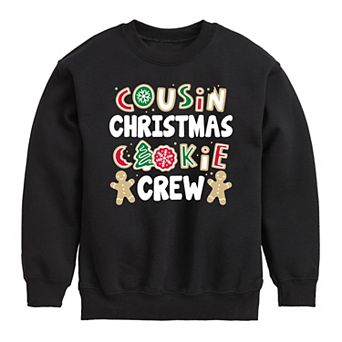 Boys 8-20 Cousin Christmas Cookie Sweatshirt