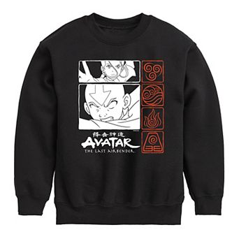 Boys 8-20 Avatar: The Last Airbender Airbender Grid Sweatshirt