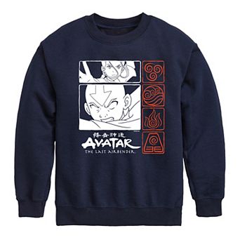 Boys 8-20 Avatar: The Last Airbender Airbender Grid Sweatshirt