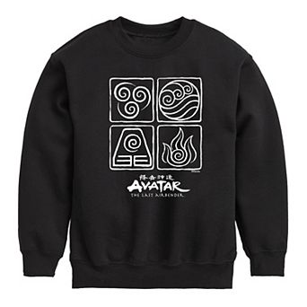 Boys 8-20 Avatar: The Last Airbender Four Elements Sweatshirt