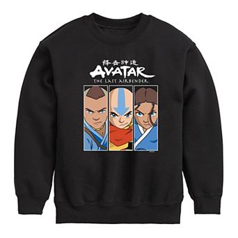 Boys 8-20 Avatar: The Last Airbender Sokka Aang Katara Sweatshirt