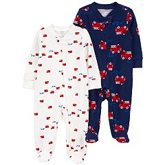 Baby Girl Carter's Floral Fleece Footless Pajamas