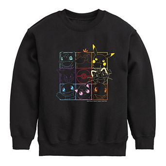 Boys 8-20 Pokemon Character Grid Fleece