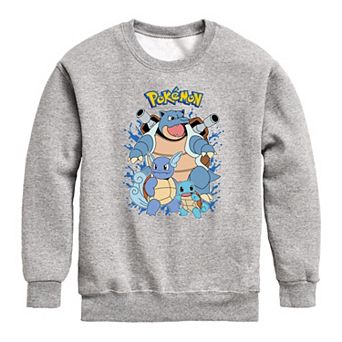 Boys 8-20 Pokemon Squirtle Evoulution Sweatshirt