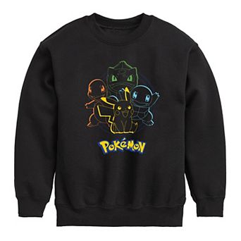Boys 8-20 Pokemon Group Outline Sweatshirt
