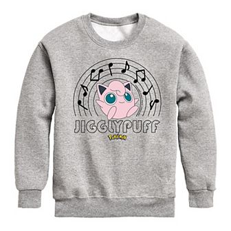 Boys 8-20 Pokemon Jigglypuff Music Sweatshirt