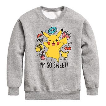 Boys 8-20 Pokemon Im So Sweet Crew Fleece Sweatshirt