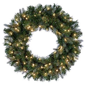 Vickerman Douglas Fir Artificial Pre-Lit Wreath