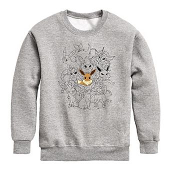 Boys 8-20 Pokemon Eevee Group Sweatshirt